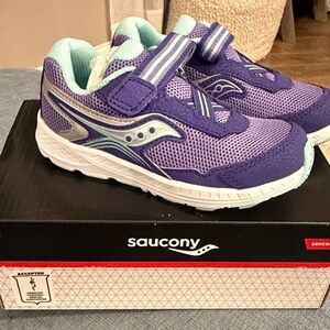 Saucony Kids' Purple and Blue Sneakers